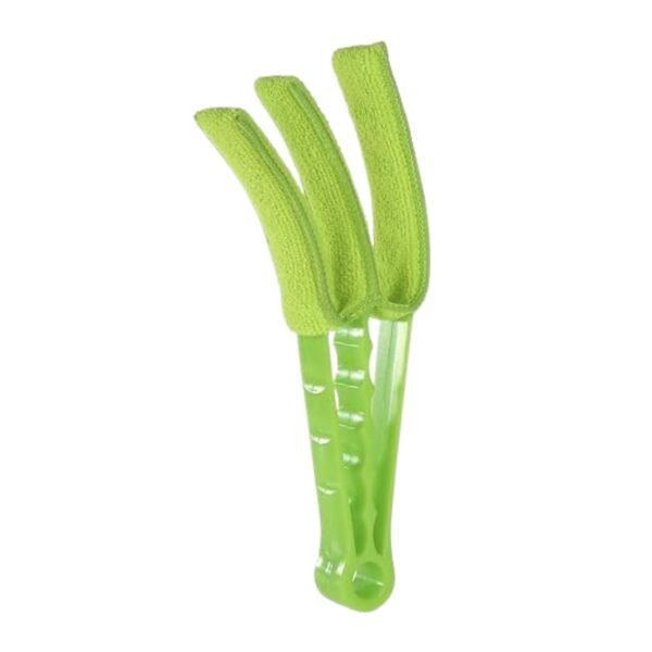 Window Blind Cleaner Brush with Microfiber Sleeves â€“ Dusting Tool for Shutters & AC (1 Pc)