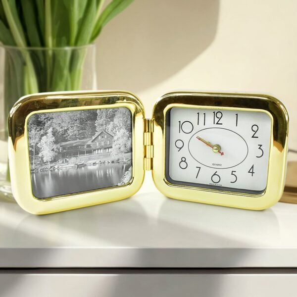 Portable Foldable Desk Clock â€“ Space-Saving and Stylish (1 Pc)
