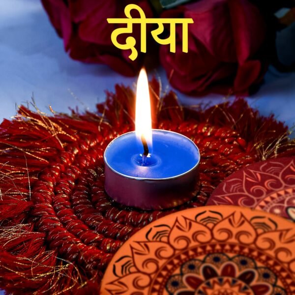 Tealight Diwali Candle â€“ Smokeless, Long-Burning, Mix Color (1 Pc / Mix Color)