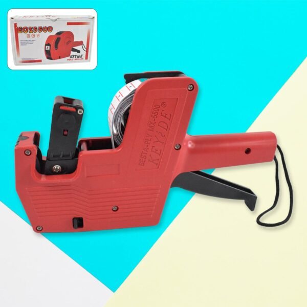 Handheld 8-Digit Plastic Price Tag Gun â€“ Ideal for Retail & Market Price Tagging