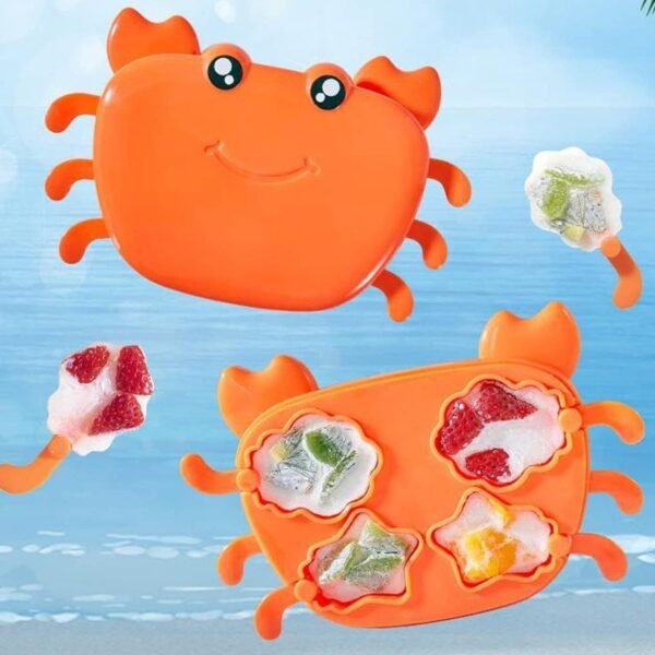 Crab Ice Mold â€“ Silicone Ice Cream & sicle Mold for Kids (1 Pc)