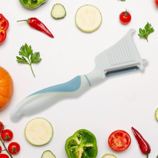 Multipurpose Peeler Brush â€“ Stainless Steel Peeler with Cleaning Brush (1 Pc)