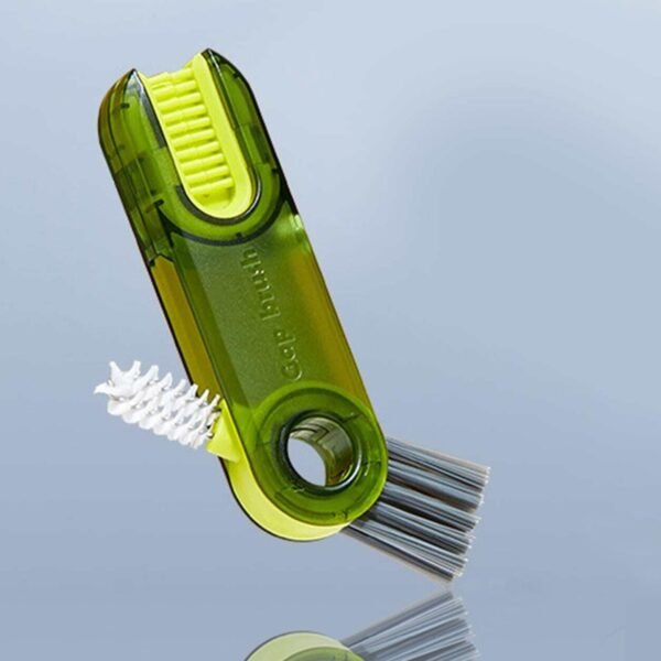 3-in-1 Multifunctional Bottle & Cup Cleaning Brush â€“ Lid & Cover Scrubber for Kitchen (1 Pc)