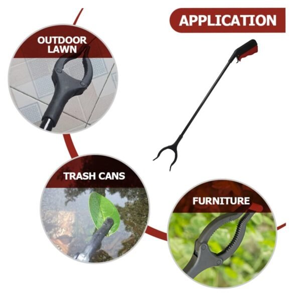 Extra Long Trash Picker Upper â€“ Rotating Grip Arm for Litter, Elderly, Garden & Disabled Assistance