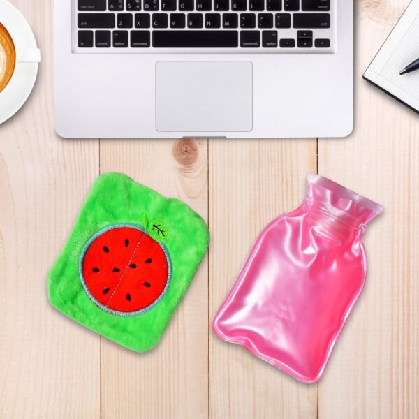 Watermelon Small Hot Water Bag with Cover â€“ Pain Relief Warmer