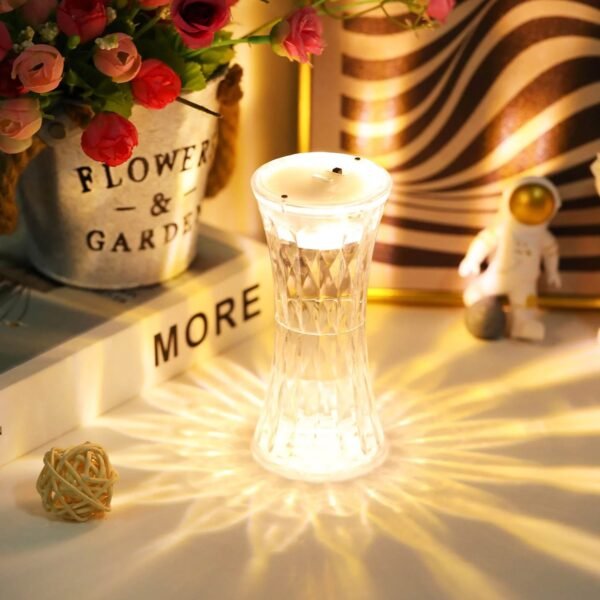 Crystal Table Lamp â€“ Universal Soft Night Light & Study, Bedroom, Office & Children's Room (12Pc MOQ)
