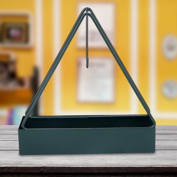 Triangular Iron Mosquito Coil Holder â€“ Stylish Outdoor Incense Holder
