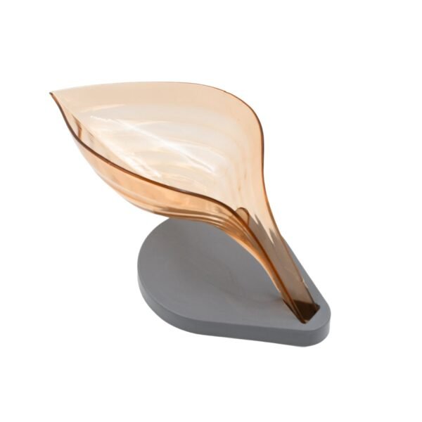 PlasticÂ Leaf Shape Soap Box, Soap Holder (1 Pc / With Color Box)
