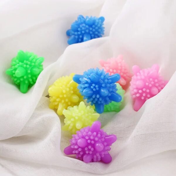 Soft Star Laundry Dryer Balls â€“ 10-Piece Multi-Color Clothes Softener