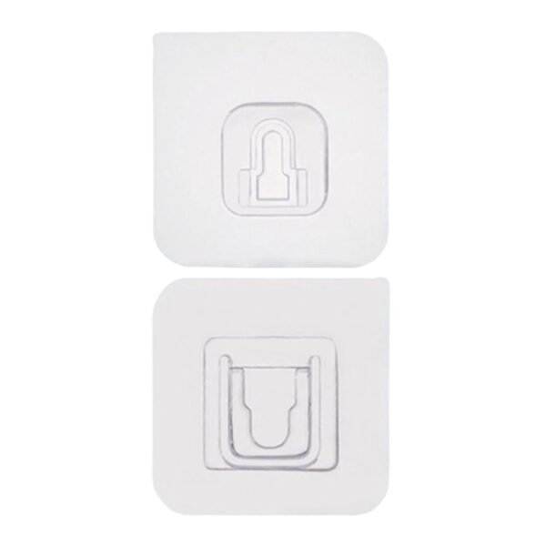 Magic Adhesive Plastic Wall Hooks Heavy Duty Hooks (Pack of 20) - 10 pair