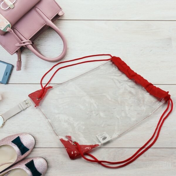 Transparent Waterproof Plastic Stadium Bag â€“ Gym, Travel & Sports