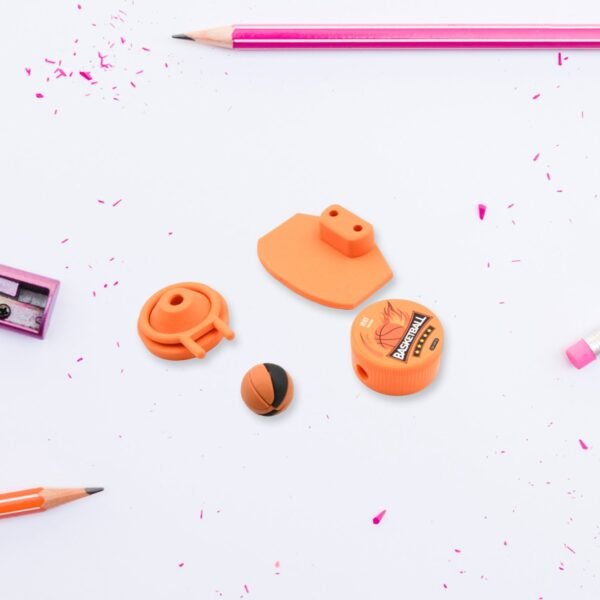 Football & Basketball Stationery Kit â€“ Pencil, Sharpener & Eraser for Kids (Birthday Gift)