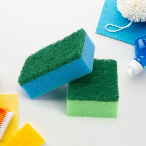 2-in-1 Multi-Purpose Scrub Sponge â€“ Wear Resistant Dish & Furniture Cleaner (1 Pc)