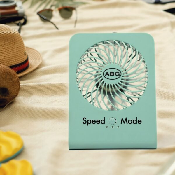 Portable Desk Fan â€“ Big Table Fan with 3-Speed Settings for Office, School & Home (Battery Not Included)