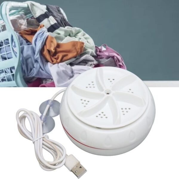 Mini Turbo Washing Machine â€“ Portable USB-Powered Washer for Home, Camping, College & Small Spaces