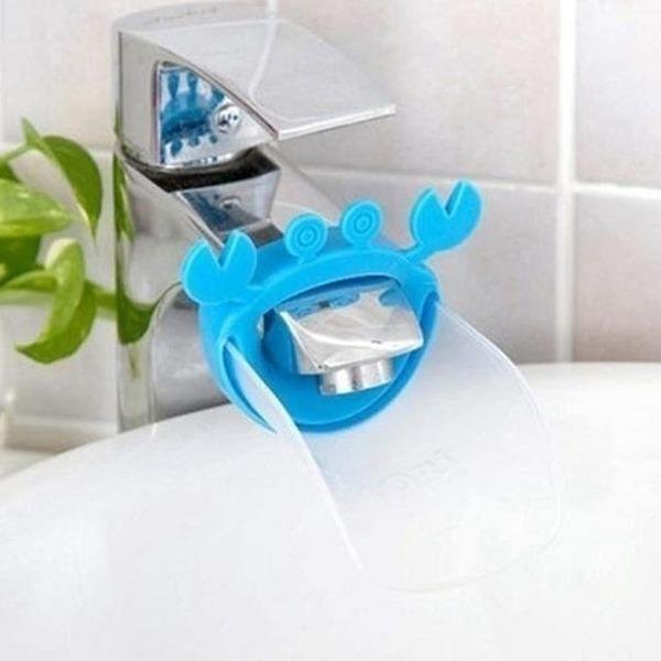 Faucet Extender for Kids â€“ Silicone Sink Handle, Duck Mouth Design (1 Pc)