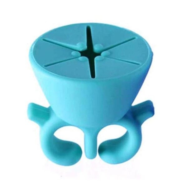 Nail Polish Holder Ring with Nail Polish Holder Stand, Fingernail Painting Tools, Manicure and Pedicure Accessories