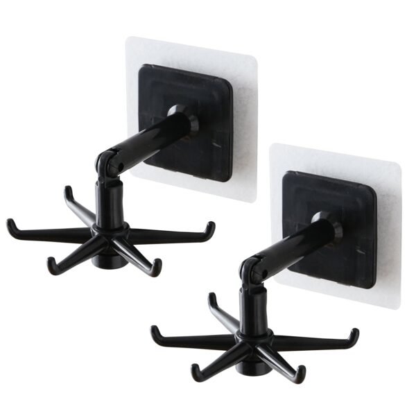 360Â° rotatable  hooks for hanging (Pack of 2) (Brown Box)