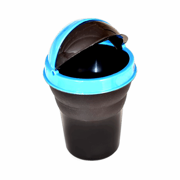 Plastic Car Mini Dustbin / Trash Bin Dust Case Best for Traveling (Multicolour)